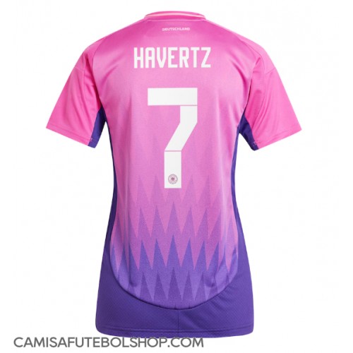 Camisa de time de futebol Alemanha Kai Havertz #7 Replicas 2º Equipamento Feminina Europeu 2024 Manga Curta